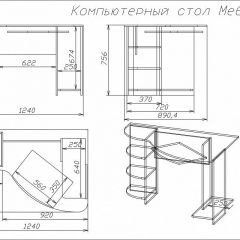 Стол компьютерный Мебелеф-18 | фото 7