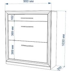 Тумба для обуви Нобиле ОБВ-90 | фото 3