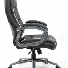 Кресло офисное BRABIX PREMIUM "Strong HD-009" (экокожа черная, ткань серая) 531945 | фото 3