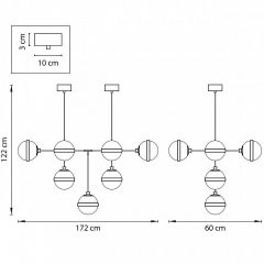 Люстра на штанге Lightstar Globo 813191 | фото 2