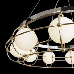 Подвесная люстра Maytoni Carcass MOD312PL-10GCH | фото 6
