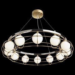 Подвесная люстра Maytoni Carcass MOD312PL-12GCH | фото 3