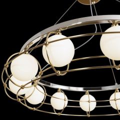 Подвесная люстра Maytoni Carcass MOD312PL-12GCH | фото 7