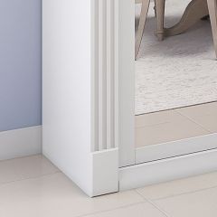 Шкаф-купе 2450 серии NEW CLASSIC K1+K1+K1+B22+PL4 (по 2 ящика лев/прав+F обр.штанга) профиль «Капучино» | фото 5
