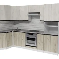 Кухонный гарнитур Паола гранд прайм 2600х1400 мм | фото 3