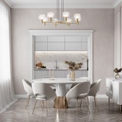 Подвесная люстра Maytoni Vision MOD411PL-08G | фото 5