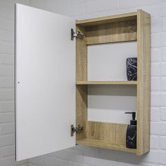 Шкаф-зеркало Мечта 40 Дуб сонома АЙСБЕРГ (DM2317HZ) | фото 6