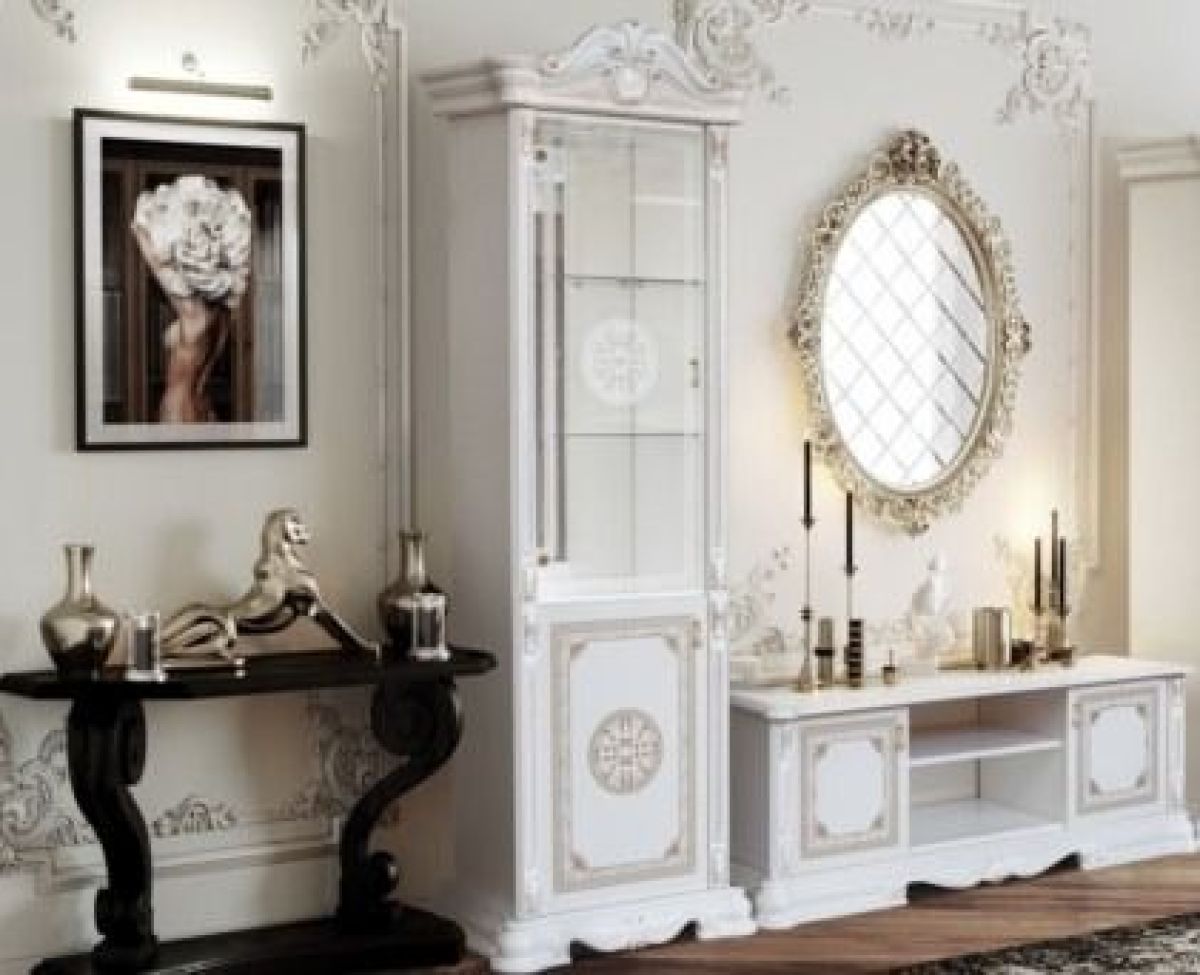 Гостиная Грация (комплект) белый/золото | фото 3