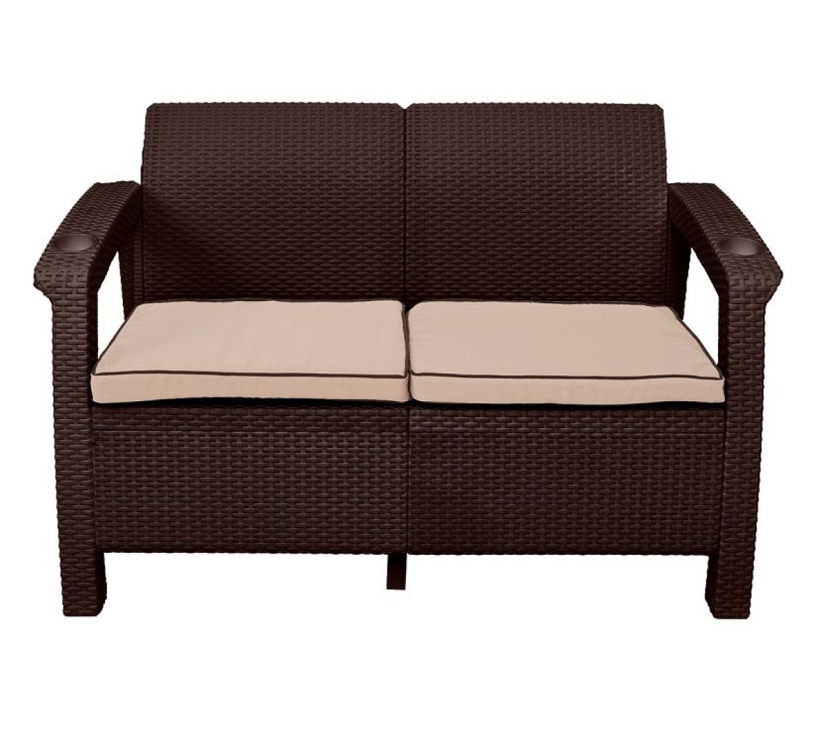 Комплект уличной мебели Yalta Premium Terrace Set (Ялта) шоколадый (+подушки под спину) | фото 6