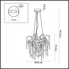 Подвесная люстра Odeon Light Chainy 5067/6 | фото 5