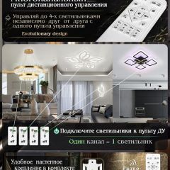 Потолочная люстра Natali Kovaltseva Gravur LED LAMPS 81383 | фото 9