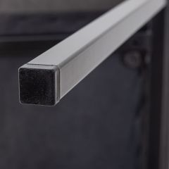Стул обеденный DOBRIN MARK, черные ножки, серая антрацитовая винтажная экокожа (RU-08) | фото 12