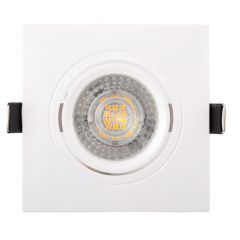 DK3021-WH Встраиваемый светильник, IP 20, 10 Вт, GU5.3, LED, белый, пластик | фото 2