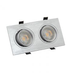 DK3022-CM Встраиваемый светильник, IP 20, 10 Вт, GU5.3, LED, серый, пластик | фото 2