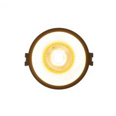 DK3026-BG Встраиваемый светильник, IP 20, 10 Вт, GU5.3, LED, черный/золотой, пластик | фото 2