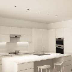 DK3026-WB Встраиваемый светильник, IP 20, 10 Вт, GU5.3, LED, белый/черный, пластик | фото 6