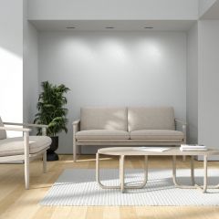 DK2514-WB Встраиваемый светильник SPACE со светодиодом L126mm 220V 10W 38° 4000К IP20 белый/черный алюминий | фото 9