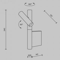 Бра Maytoni Utility MOD433WL-L3N3K | фото 5