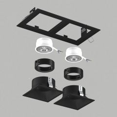 Встраиваемый светильник Lightstar Domino D5270707BMOD | фото 3