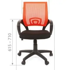 Кресло для оператора CHAIRMAN 696 black (ткань TW-11/сетка TW-01) | фото 4
