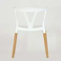 Стул Barneo N-218 Wishbone интерьерный кухонный белый | фото 2