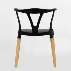 Стул Barneo N-218 Wishbone интерьерный кухонный черный | фото 2